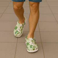 Mokihana Maile Ilima Leis Paniolo Palaka Clogs Shoes Hawaiian Omaomo Ala Spirit - Polynesian Pride