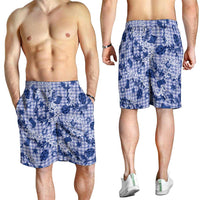 Mokihana Maile Ilima Leis Paniolo Palaka Shorts for Men Hawaiian Polu Spirit LT9 - Polynesian Pride