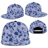 Mokihana Maile Ilima Leis Paniolo Palaka Snapback Cap Hawaiian Polu Spirit - Polynesian Pride