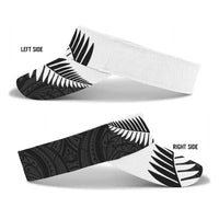 New Zealand 2026 Football Sun Visor Cap Aotearoa Kia Kaha Silver Fern Black LT14 - Polynesian Pride