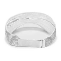 New Zealand 2026 Football Sun Visor Cap Aotearoa Kia Kaha Silver Fern White LT14 - Polynesian Pride