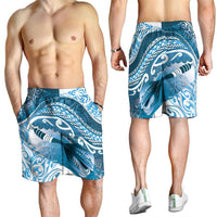 New Zealand Aotearoa Darts Masters Shorts for Men Maori Art Tattoo with Tribal Dart Symbol Blue LT03 - Polynesian Pride