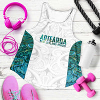 New Zealand Aotearoa Women Racerback Tank Green Maori Papua Shell Indigenous - Polynesian Pride
