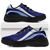 New Zealand Chunky Sneakers Flag-Inspired Curve Style