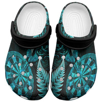 New Zealand Darts Clogs Shoes Happiness Is A Tight Threesome Maori Paua Shell
