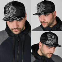 New Zealand Hammerhead Shark Snapback Cap Maori Haehae Mangopare Black - Polynesian Pride