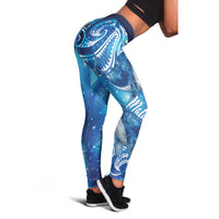 New Zealand Humpback Whale Matariki Leggings Maori New Year Taniko Niho Taniwha LT14 - Polynesian Pride