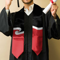 New Zealand Maori Graduation Stole Flag Style