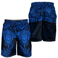 New Zealand Rugby All Blue Shorts for Men Silver Fern All Black Mix Ta Moko LT9 - Polynesian Pride