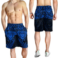New Zealand Rugby All Blue Shorts for Men Silver Fern All Black Mix Ta Moko LT9 - Polynesian Pride