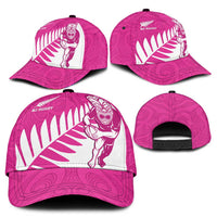 New Zealand Silver Fern Rugby Classic Cap Go All Black Maori Pink Version LT14 - Polynesian Pride