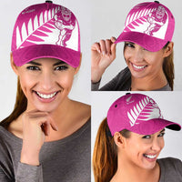 New Zealand Silver Fern Rugby Classic Cap Go All Black Maori Pink Version LT14 - Polynesian Pride