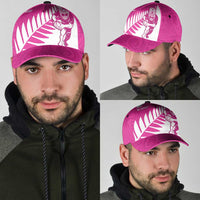 New Zealand Silver Fern Rugby Classic Cap Go All Black Maori Pink Version LT14 - Polynesian Pride