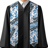 Ninamu Tahiti Tiare Monstera Graduation Stole Polynesian Pattern Curve Style
