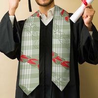 Omaomao Aloha Hawaii Graduation Stole Rosebud Lei With Palaka Motif LT14 - Polynesian Pride