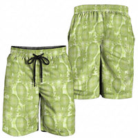 Omaomao Hawaii Breadfruit Palaka Motifs Shorts for Men LT14 - Polynesian Pride