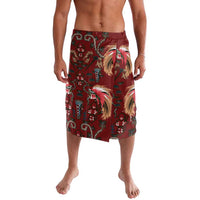 Oxblood Bird of Batik Papua Lavalava Exotic Natural Wealth of Papua - Polynesian Pride