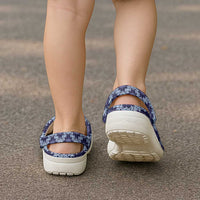 Palaka Hawaiian Quilt Seamless Pattern Clogs Shoes - Polynesian Pride