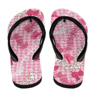 Paniolo Palaka Hawaiian Cowgirl Flip Flops - Polynesian Pride