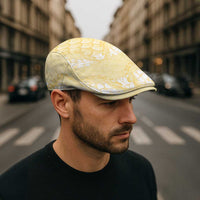 Pastel Yellow Mermaid Puakenikeni Maile Lei Jeff Hat