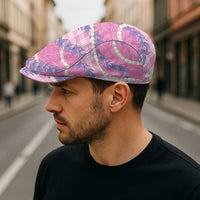 Pink Hawaii Palaka Honohono Pikake Jeff Hat Hawaiian Orchid Lei Polynesian Pattern LT14 - Polynesian Pride