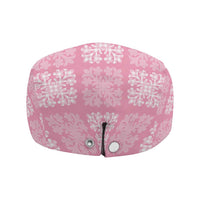 Pink Palaka Quilt Hawaii Jeff Hat Traditional Hawaii-plaid Pattern - Polynesian Pride