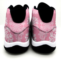 Pink Palaka Quilt Hawaii Sneakers J11 Traditional Hawaii-plaid Pattern - Polynesian Pride