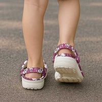 Piqi Bula Fiji Clogs Shoes Fijian Tapa Seamless Hibiscus - Polynesian Pride