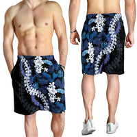Polu Aloha Hawaii Lei Shorts for Men Tropical Flowers Elegant Vibe - Polynesian Pride