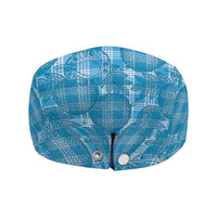 Polu Hawaii Breadfruit Palaka Motifs Jeff Hat LT14 - Polynesian Pride