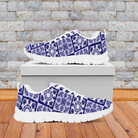 Polu Palaka Quilt Hawaii Sneakers Hawaiian Tropical Monstera Sea Turtle
