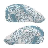 Polynesia Jeff Hat Polynesian Tropical Flowers Blue Pastel Vibes - Polynesian Pride