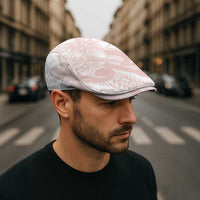 Polynesian Tribal Plumeria Lotu Tamaiti Jeff Hat Pastel Blush - Polynesian Pride