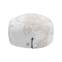 Polynesian Tribal Plumeria Lotu Tamaiti Jeff Hat Pastel Nude - Polynesian Pride