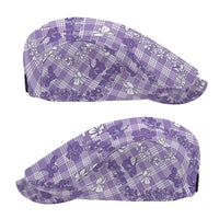 Poni Aloha Hawaii Jeff Hat Plumeria Lei With Palaka Motif - Polynesian Pride