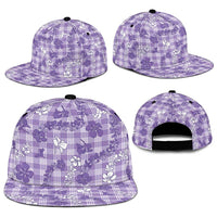 Poni Aloha Hawaii Snapback Cap Plumeria Lei With Palaka Motif - Polynesian Pride