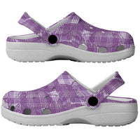 Poni Hawaii Breadfruit Palaka Motifs Clogs Shoes LT14 - Polynesian Pride