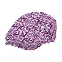 Poni Palaka Quilt Hawaii Jeff Hat Hawaiian Tropical Monstera Sea Turtle LT14 - Polynesian Pride