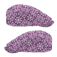 Poni Palaka Quilt Hawaii Jeff Hat Hawaiian Tropical Monstera Sea Turtle LT14 - Polynesian Pride