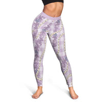 Pua Kalaunu Lei Leggings Palaka Pattern