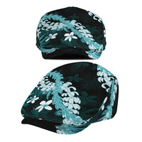Puakenikeni Maile Lei Jeff Hat Frangipani Turquoise Tropical Leaves