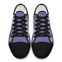 Purple Aloha Hawaii Low Top Shoes Monstera Hibiscus Plumeria Seamless Vibes LT14 - Polynesian Pride