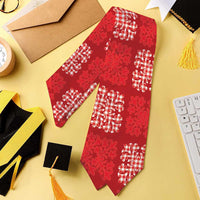 Red Palaka Quilt Hawaii Graduation Stole Traditional Hawaii-plaid Pattern - Polynesian Pride