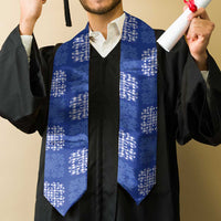 Royal Blue Palaka Quilt Hawaii Graduation Stole Traditional Hawaii-plaid Pattern LT14