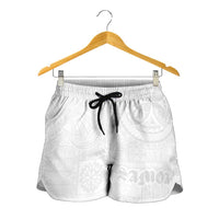 Samoa Lotu Tamaiti Shorts for Women Tribal Tatau with Siapo Pattern LT03 - Polynesian Pride