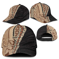 Samoa Siapo Motif Half Style Classic Cap Brown Version LT03