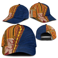 Samoa Siapo Motif Half Style Classic Cap Colorful Version LT03 - Polynesian Pride