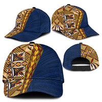 Samoan Siapo Classic Cap Tatau Pattern Half Style LT03 - Polynesian Pride