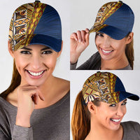 Samoan Siapo Classic Cap Tatau Pattern Half Style LT03 - Polynesian Pride
