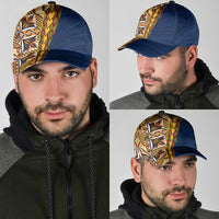 Samoan Siapo Classic Cap Tatau Pattern Half Style LT03 - Polynesian Pride